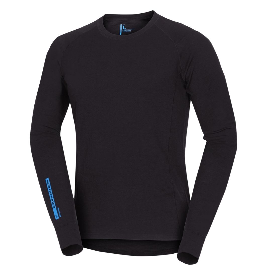 Damen Thermounterwäsche Northfinder DEJA TR-6033SNW Merino Schwarz
